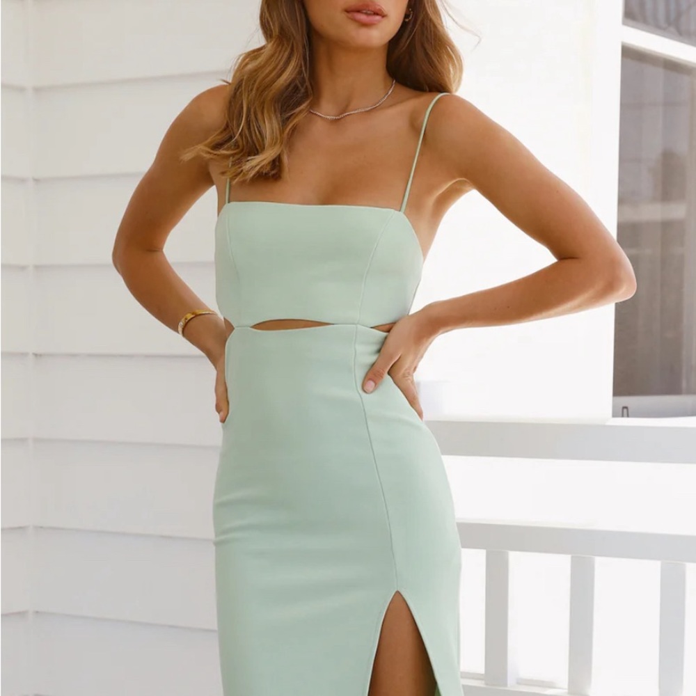 Hello Molly Swerve Through Midi Dress